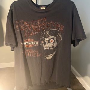 Vintage Harley Davidson 2000 OLD SCHOOL ATTITUDE Shirt Size XL, Hanes BEEFY-T